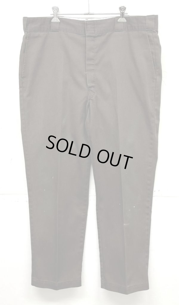 画像3: 80'S DICKIES 874 チビタグ ワークパンツ ブラウン W38L30 USA製 (VINTAGE)