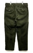 画像3: 90'S RALPH LAUREN "HAMMOND PANT" ツープリーツ コーデュロイパンツ オリーブ (VINTAGE)
