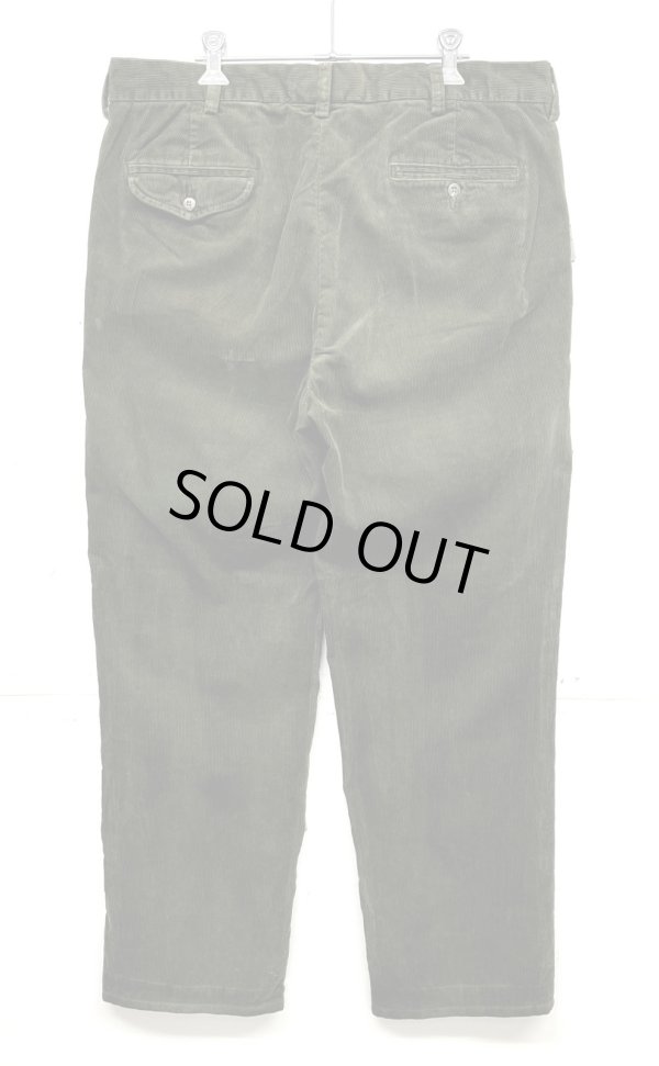 画像3: 90'S RALPH LAUREN "HAMMOND PANT" ツープリーツ コーデュロイパンツ オリーブ (VINTAGE)