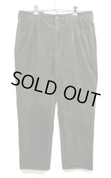画像: 90'S RALPH LAUREN "HAMMOND PANT" ツープリーツ コーデュロイパンツ オリーブ (VINTAGE)