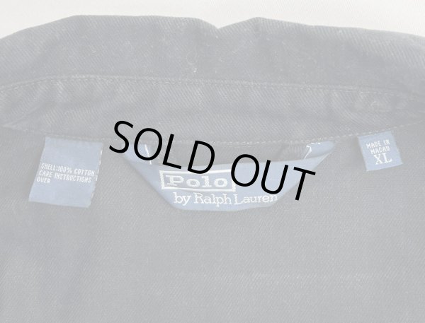 画像2: 90'S RALPH LAUREN "フランス軍 TAP47" パラシュートジャケット ブラック (VINTAGE)