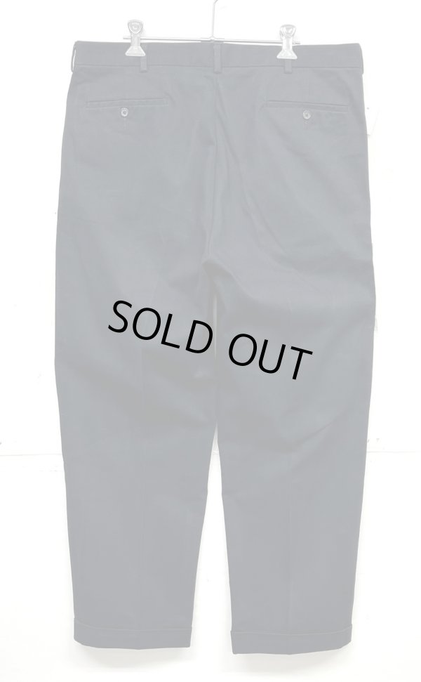 画像5: 90'S RALPH LAUREN ツープリーツ チノパンツ ブラック (DEADSTOCK)