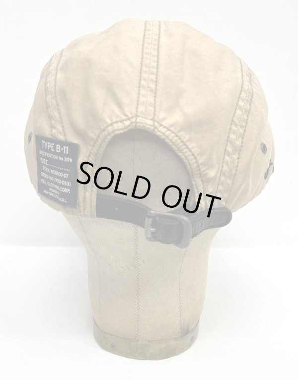 画像5: 90'S RALPH LAUREN レザー/キャンバス ロングビルキャップ ブラック/ベージュ (VINTAGE)