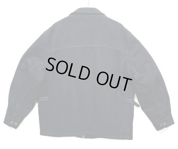 画像5: 90'S RALPH LAUREN 裏地キルティング ウール スポーツジャケット ブラック (VINTAGE)