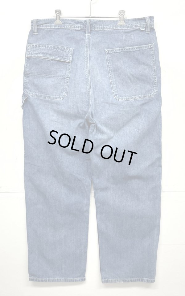 画像3: 90'S RALPH LAUREN デニム ペインターパンツ インディゴ (VINTAGE)