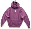画像1: 80'S UNKNOWN ラグランスリーブ スウェット パーカー パープル USA製 (DEADSTOCK)