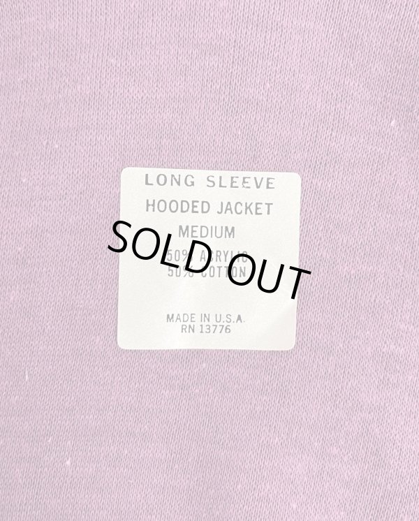 画像3: 80'S UNKNOWN ラグランスリーブ スウェット パーカー パープル USA製 (DEADSTOCK)