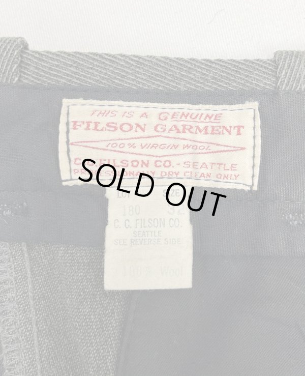 画像2: 70'S C.C.FILSON ウィップコード ウールパンツ 42TALONジップ カーキ (VINTAGE)