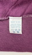 画像2: 80'S UNKNOWN ラグランスリーブ スウェット パーカー パープル USA製 (DEADSTOCK)