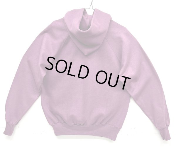 画像4: 80'S UNKNOWN ラグランスリーブ スウェット パーカー パープル USA製 (DEADSTOCK)