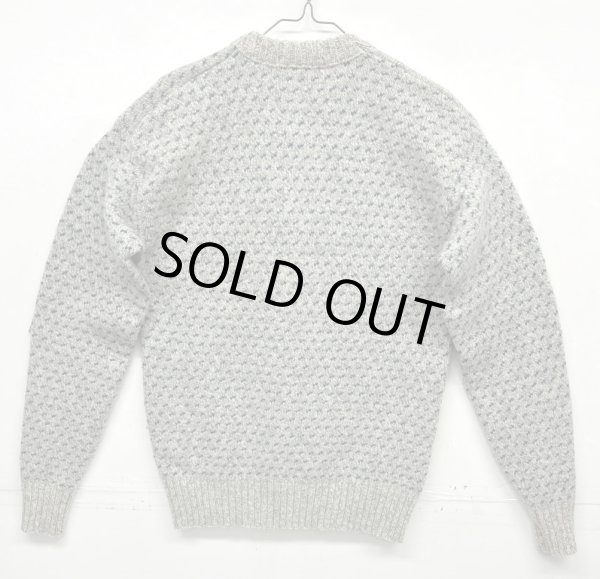 画像3: 90'S EDDIE BAUER 黒タグ ウール クルーネックセーター バーズアイ USA製 (VINTAGE) 