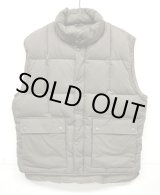 画像: 90'S EDDIE BAUER 黒タグ グースダウン ダウンベスト ブラウン (VINTAGE) 