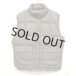 画像: 90'S EDDIE BAUER 黒タグ グースダウン ダウンベスト ブラウン (VINTAGE) 