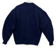 画像3: 70'S JC PENNEY "THE FOX SWEATER" アクリル カーディガン ネイビー (VINTAGE) 