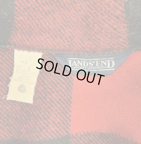 画像2: 90'S LANDS' END マッキーノクルーザージャケット バッファローチェック IDEALジップ USA製 (VINTAGE) 