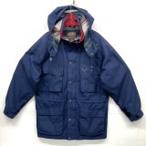 画像: 90'S EDDIE BAUER 黒タグ 裏地ブランケット マウンテンパーカー ネイビー (VINTAGE) 