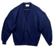画像1: 70'S JC PENNEY "THE FOX SWEATER" アクリル カーディガン ネイビー (VINTAGE) 
