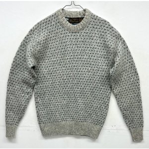 画像: 90'S EDDIE BAUER 黒タグ ウール クルーネックセーター バーズアイ USA製 (VINTAGE) 