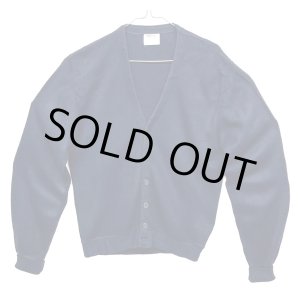 画像: 70'S MONTGOMERY WARD アクリル カーディガン ネイビー (VINTAGE) 