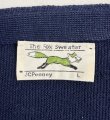 画像2: 70'S JC PENNEY "THE FOX SWEATER" アクリル カーディガン ネイビー (VINTAGE) 