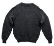 画像4: 90'S LANDS' END ウール ヘンリーネックセーター チャコール USA製 (VINTAGE) 