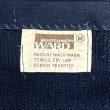 画像2: 70'S MONTGOMERY WARD アクリル カーディガン ネイビー (VINTAGE) 