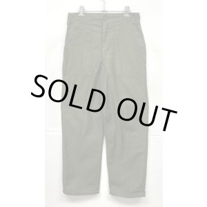 画像: 70'S アメリカ軍 US ARMY "OG107" コットンサテン ベイカーパンツ GENERALジップ (DEADSTOCK)