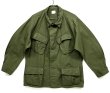 画像1: 60'S アメリカ軍 US ARMY "JUNGLE FATIGUE" リップストップ ファティーグジャケット M-SHORT (VINTAGE)
