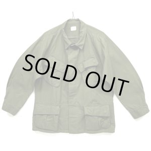 画像: 60'S アメリカ軍 US ARMY "JUNGLE FATIGUE" リップストップ ファティーグジャケット M-SHORT (VINTAGE)