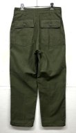 画像4: 70'S アメリカ軍 US ARMY "OG107" コットンサテン ベイカーパンツ GENERALジップ (DEADSTOCK)