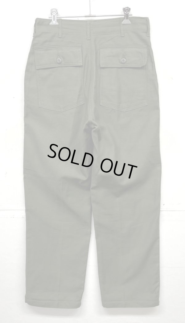 画像4: 70'S アメリカ軍 US ARMY "OG107" コットンサテン ベイカーパンツ GENERALジップ (DEADSTOCK)