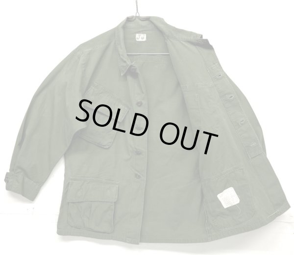 画像3: 60'S アメリカ軍 US ARMY "JUNGLE FATIGUE" リップストップ ファティーグジャケット S-SHORT (VINTAGE)