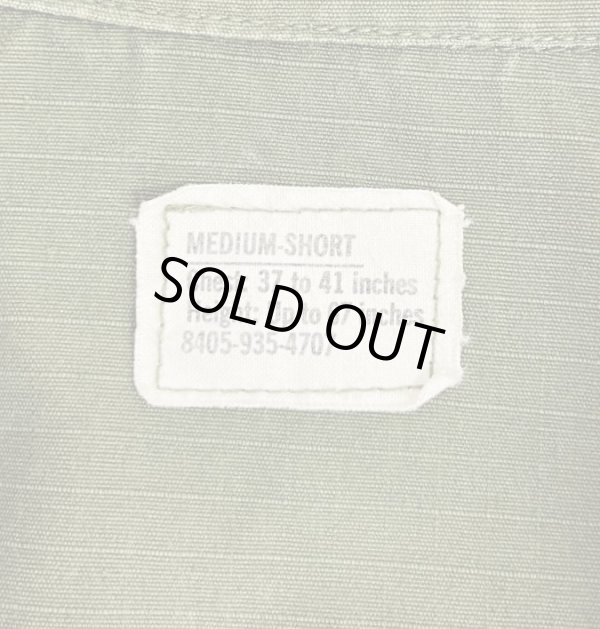 画像2: 60'S アメリカ軍 US ARMY "JUNGLE FATIGUE" リップストップ ファティーグジャケット M-SHORT (VINTAGE)