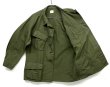 画像3: 60'S アメリカ軍 US ARMY "JUNGLE FATIGUE" リップストップ ファティーグジャケット M-SHORT (VINTAGE)