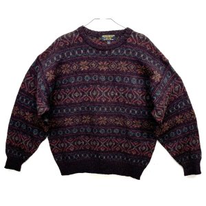 画像: 80'S BROOKS BROTHERS ウール100% フェアアイルセーター イングランド製 (VINTAGE)