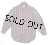 画像: 70'S BROOKS BROTHERS "BROOKSFLANNEL" 6ボタン フランネル BDシャツ チェック柄 USA製 (VINTAGE)