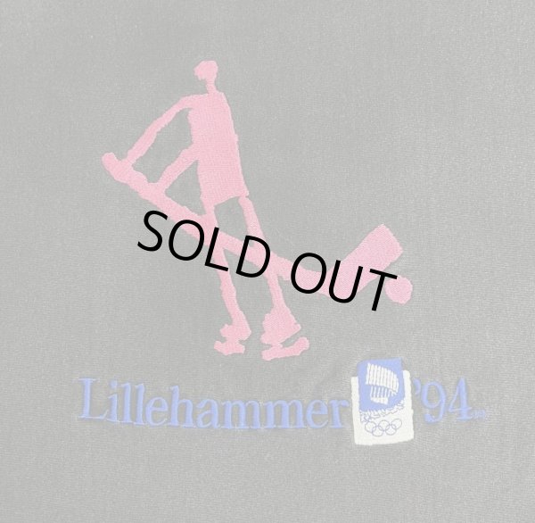 画像3: 90'S CHAMPION "LILLEHAMMER '94" 刺繍タグ リバースウィーブ ブラック USA製 (VINTAGE)