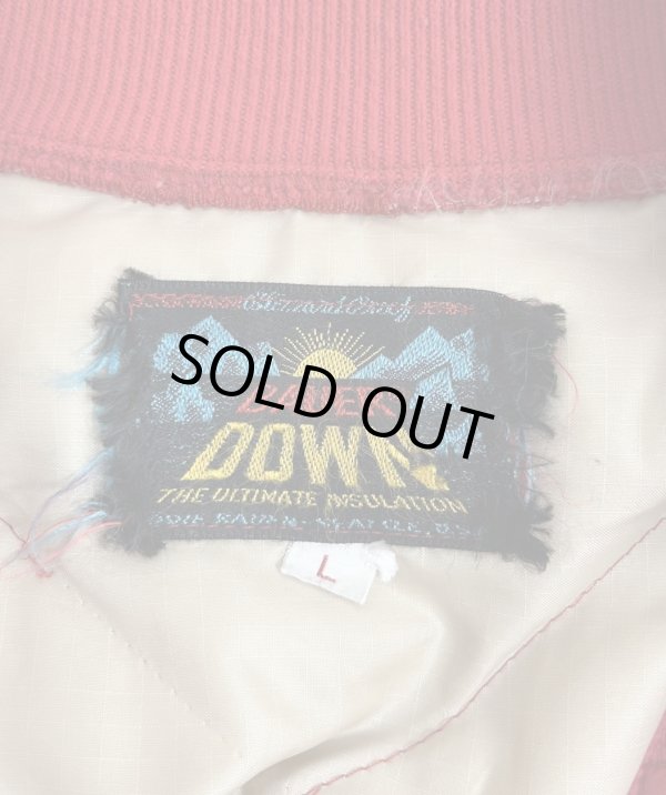 画像2: 60'S EDDIE BAUER 日の出タグ グースダウン ダウンジャケット レッド (VINTAGE)