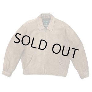 画像: 90'S J.CREW 旧タグ 裏地キルティング レザー ドリズラージャケット ブラウン (VINTAGE)
