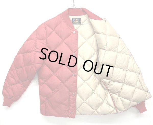 画像3: 60'S EDDIE BAUER 日の出タグ グースダウン ダウンジャケット レッド (VINTAGE)