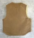 画像4: CARHARTT 裏地ボア ダックベスト ブラウン (VINTAGE)