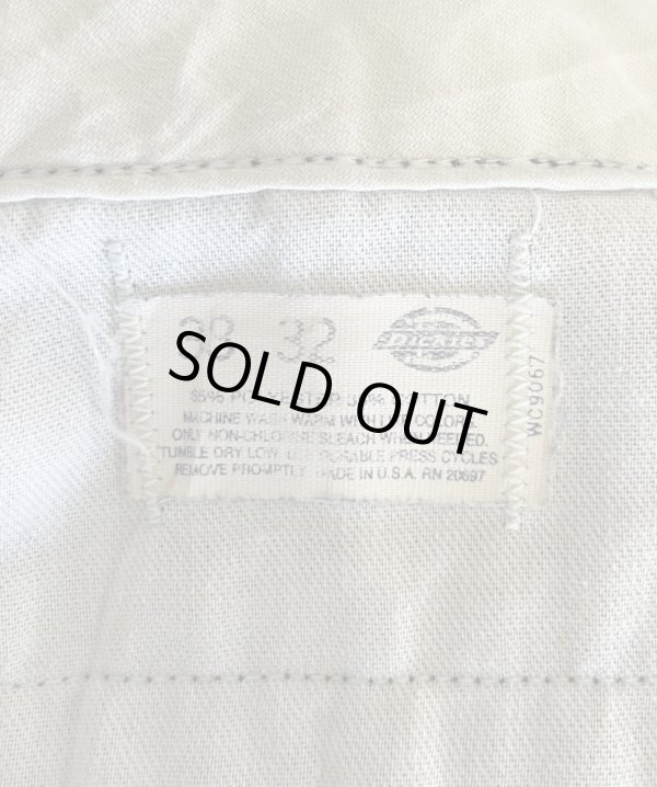 画像2: 80'S DICKIES チビタグ ツープリーツ ワークパンツ ブラック USA製 (VINTAGE)