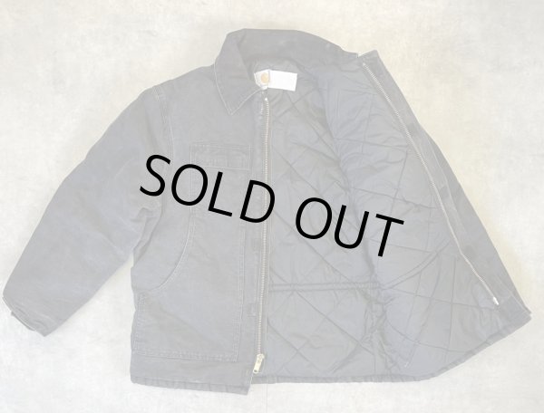 画像3: 80'S CARHARTT "TRADITIONAL COAT" 裏地キルティング ダックジャケット ブラック USA製 (VINTAGE)