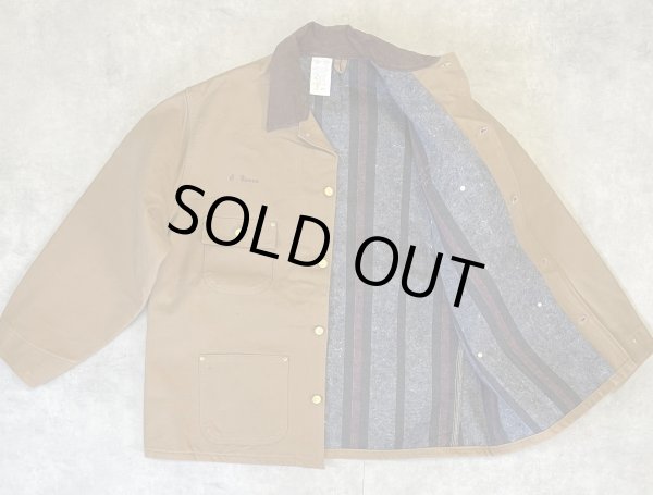 画像4: 90'S CARHARTT "MICHIGAN CHORE COAT" 裏地ブランケット ダックジャケット ブラウン USA製 (VINTAGE)