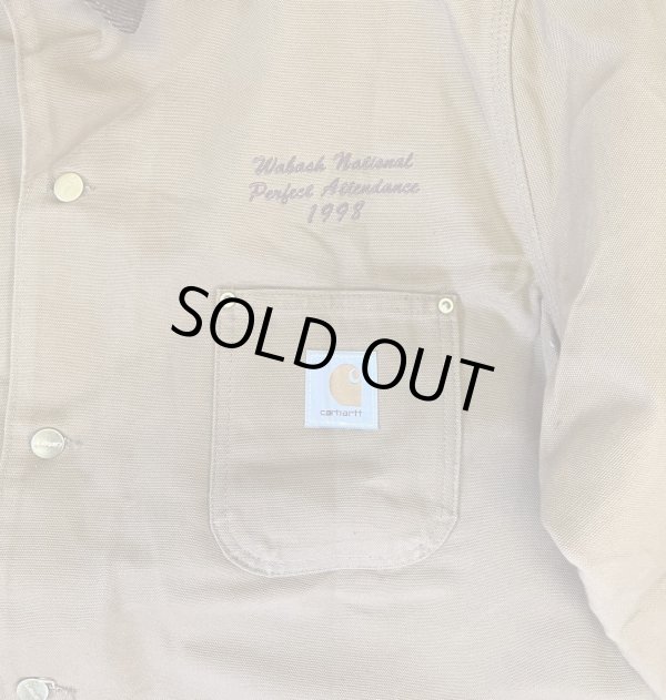 画像3: 90'S CARHARTT "MICHIGAN CHORE COAT" 裏地ブランケット ダックジャケット ブラウン USA製 (VINTAGE)