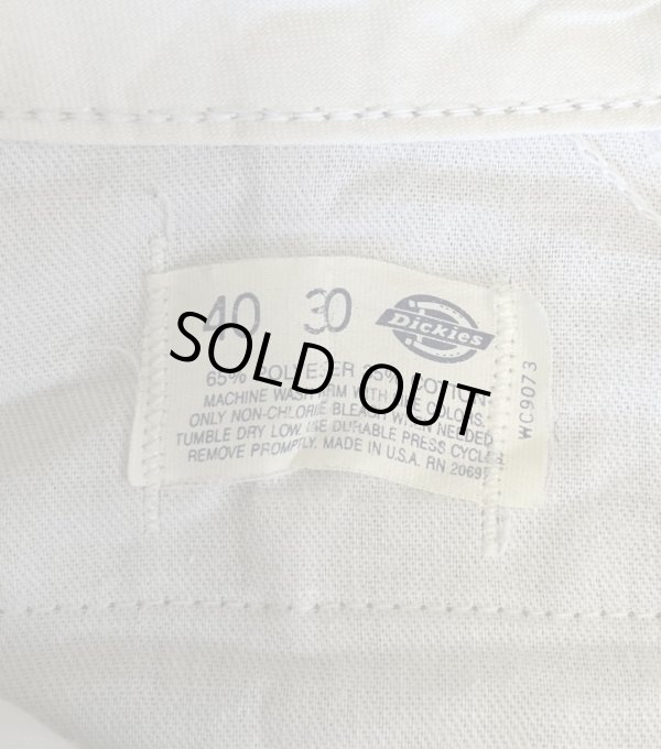 画像2: 80'S DICKIES チビタグ ツープリーツ ワークパンツ ベージュ USA製 (VINTAGE)