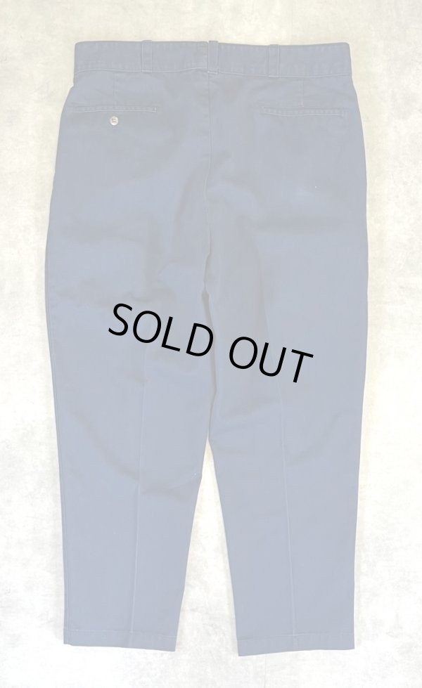 画像3: 90'S DICKIES ツープリーツ ワークパンツ ネイビー USA製 (VINTAGE)