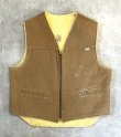 画像1: CARHARTT 裏地ボア ダックベスト ブラウン (VINTAGE)