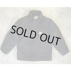 画像: 80'S CARHARTT "TRADITIONAL COAT" 裏地キルティング ダックジャケット ブラック USA製 (VINTAGE)