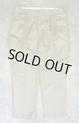 画像: 80'S DICKIES チビタグ ツープリーツ ワークパンツ ベージュ USA製 (VINTAGE)